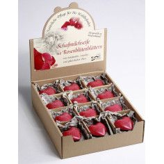 Seife Herz Rosenblütenbl. Rot Schaf von Saling | Seife ka...