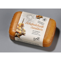 Schafmilchseife Sanddorn von Saling | Bio | Seife kaufen...