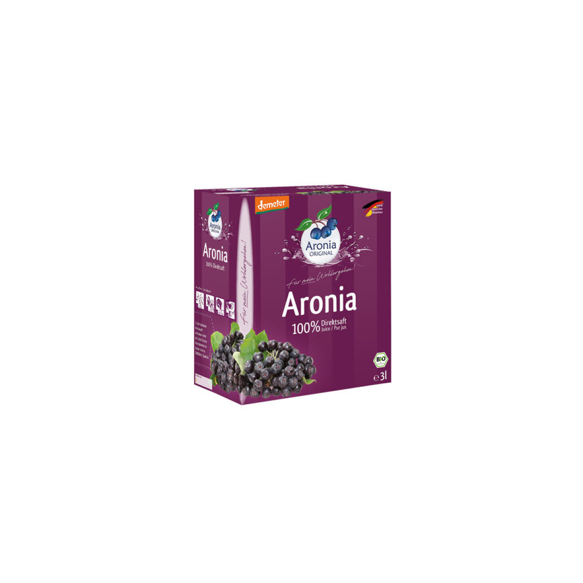 Aronia Direktsaft demeter von Aronia Original | Bio, vega...