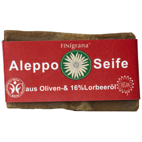 Alepposeife Lorbeeröl 16% von FINigrana | Bio, vegan | Se...