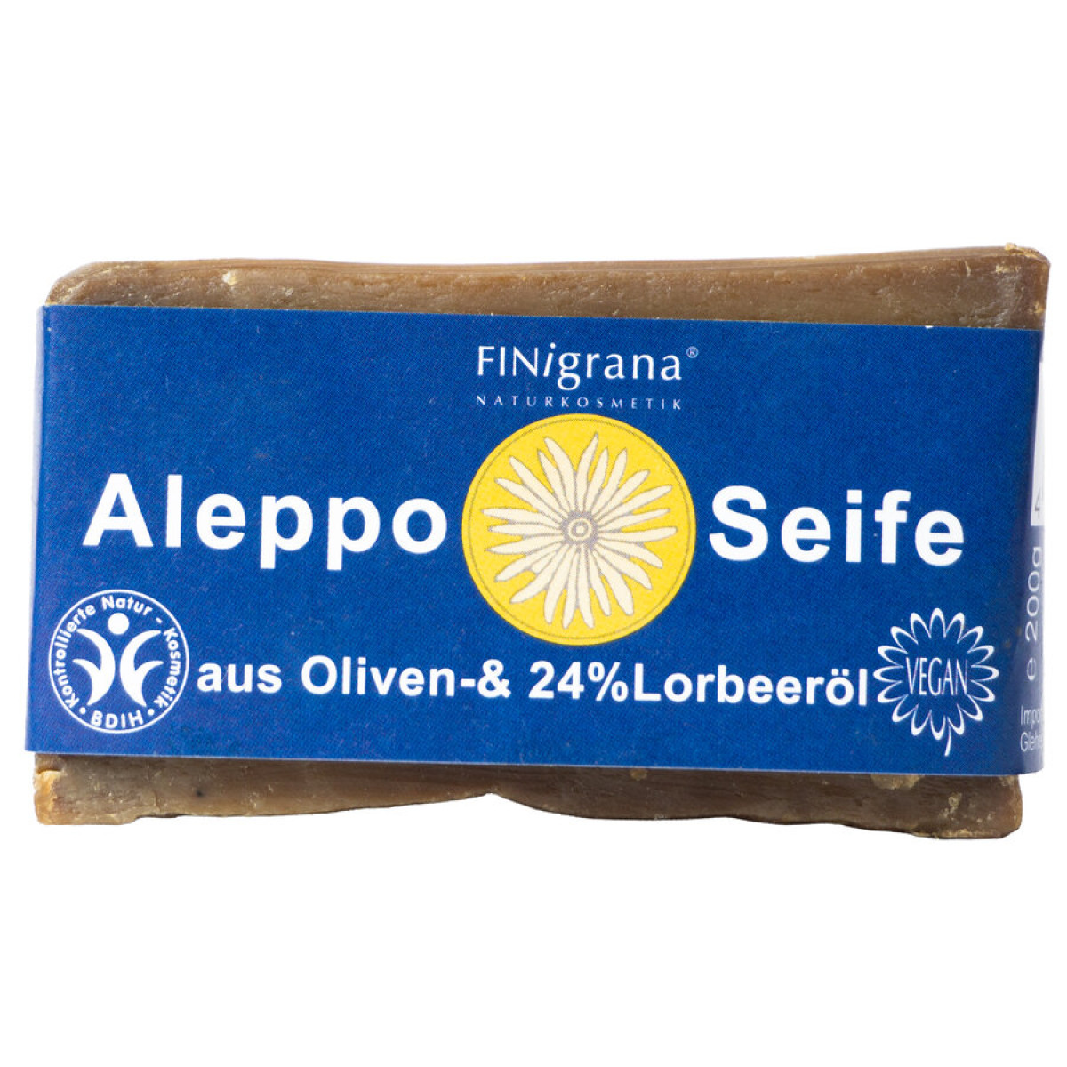 Alepposeife 24% Lorbeeröl FINigrana von FINigrana | Bio...