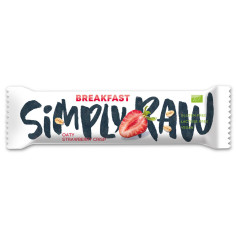 Breakfast Oaty Strawberry Riegel von Simply Raw | Bio, ve...