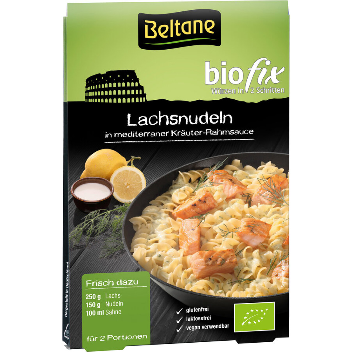 Biofix Lachsnudeln Beltane von Beltane | Bio, vegan, lakt...