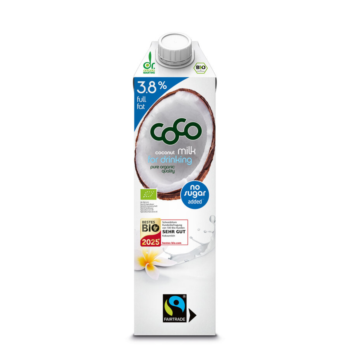Coconut Milk pur 3,8% Dr.Antonio von Dr. Antonio Martins...