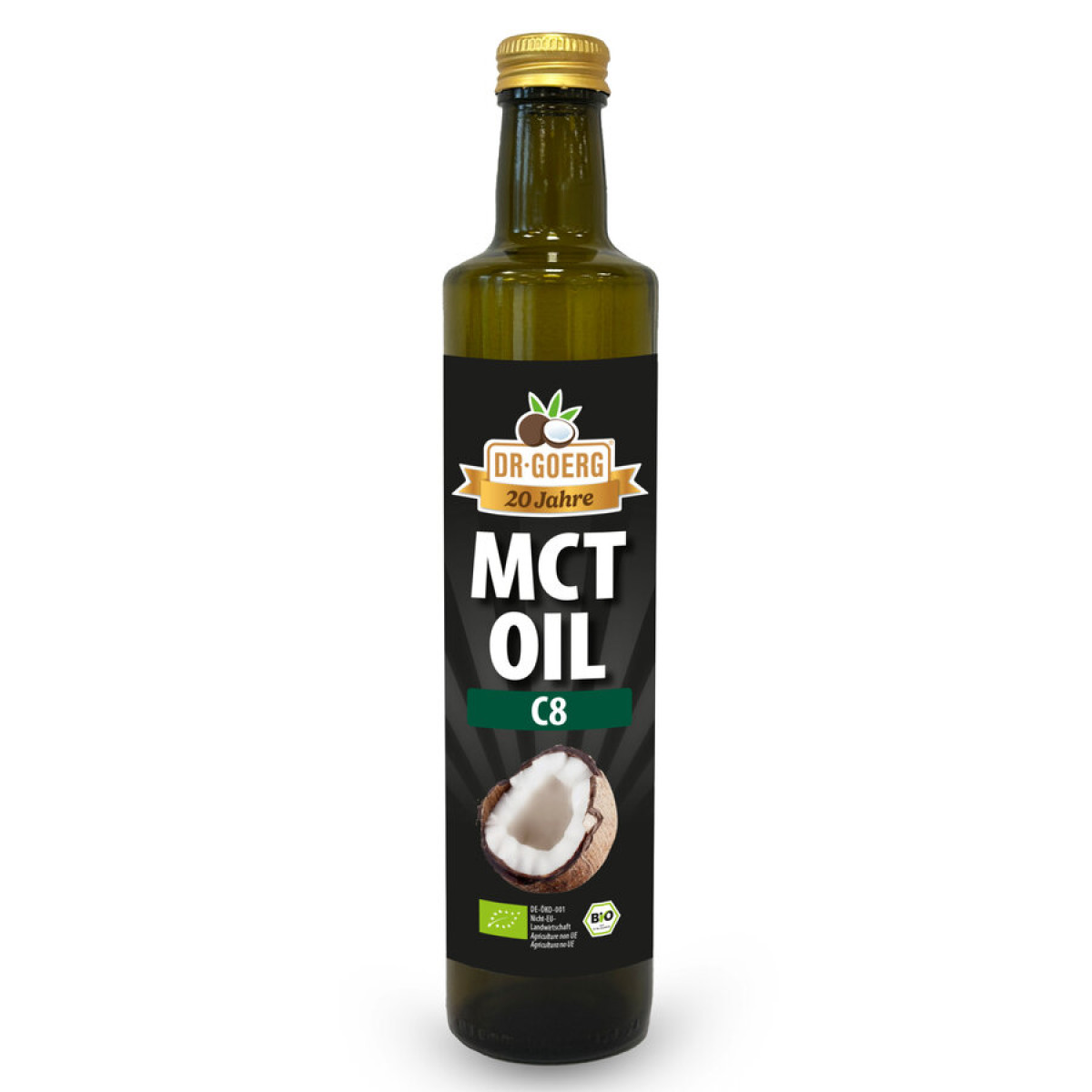 Premium MCT-Öl C8 von Dr. Goerg | Bio, vegan | Speiseöl o...