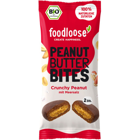 PeanutButter Bites Crunchy Foodloos von Foodloose | Bio...
