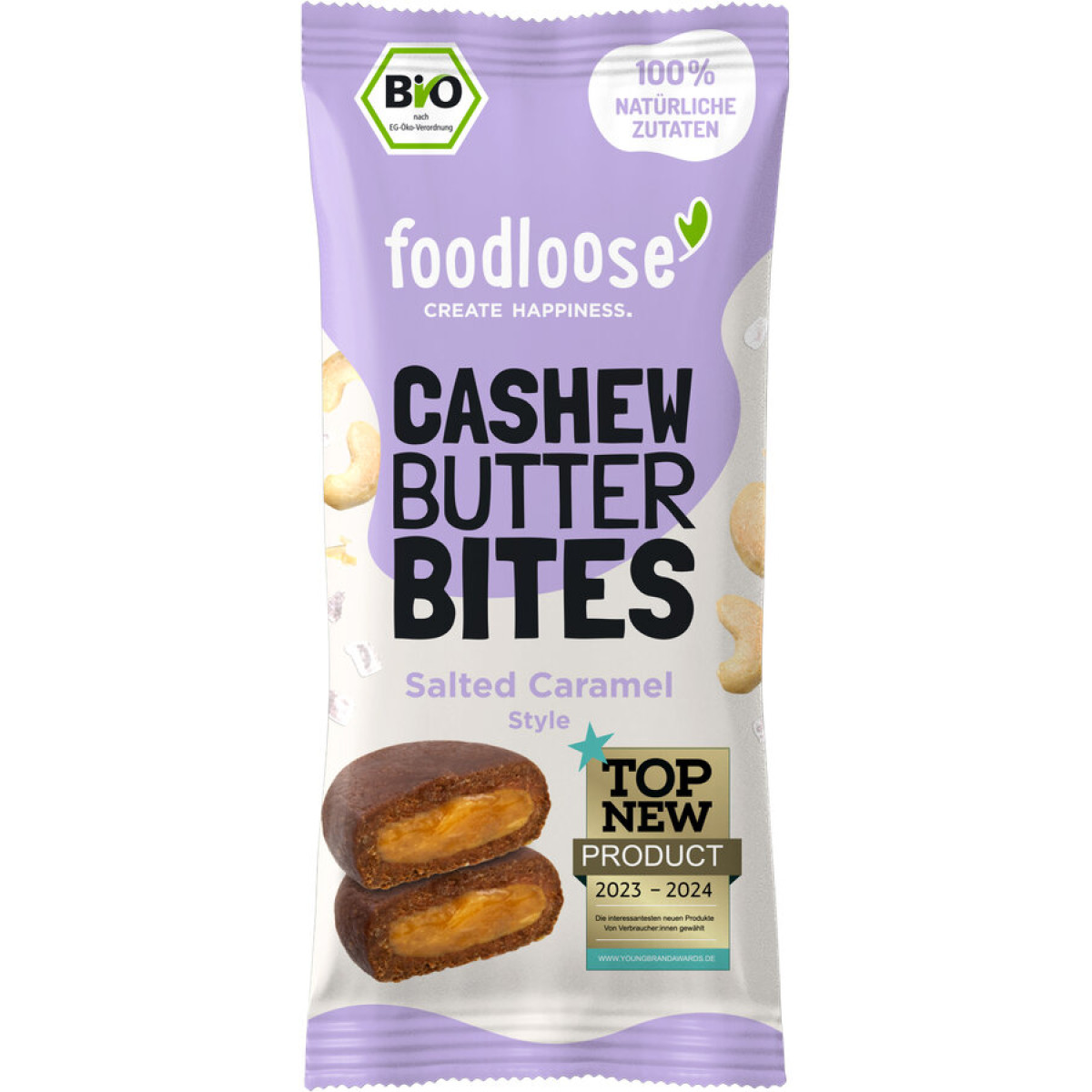 CashewButterBites Salt.Caram.Foodlo von Foodloose | Bio...