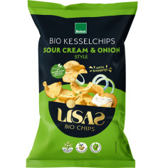 Kesselchips Sauerrahm Zwiebel Lisas von Lisas Chips | Bio...