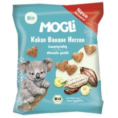 Kakao Banane Herzen Mogli von Mogli | Bio, vegan, laktose...