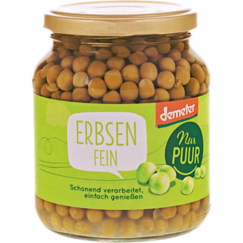 Erbsen demeter von Nur PUUR | Bio, vegan, Demeter | Konse...
