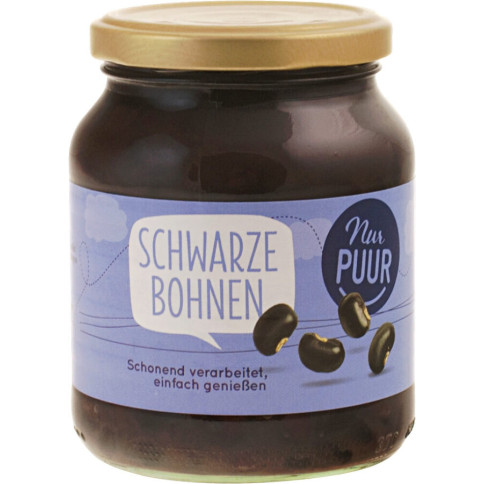 Schwarze Bohnen Nur Puur von Nur PUUR | Bio, vegan | Kons...