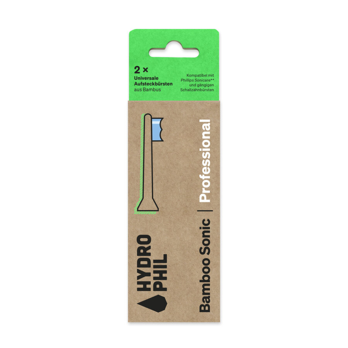 Bamboo Sonic Prof. 2 Stk Hydrophil von Hydrophil | vegan...