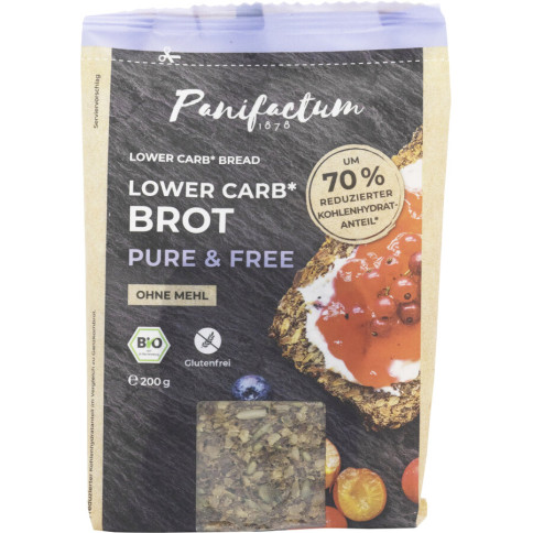 Brot Pure&Free Lowcarb Panifactum von Panifactum | Bio, v...