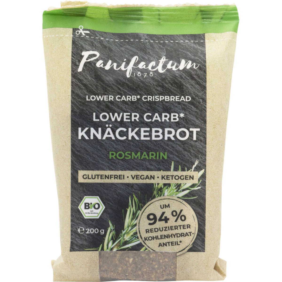 Knäcke Rosmarin Lowcarb Panifactum von Panifactum | Bio...