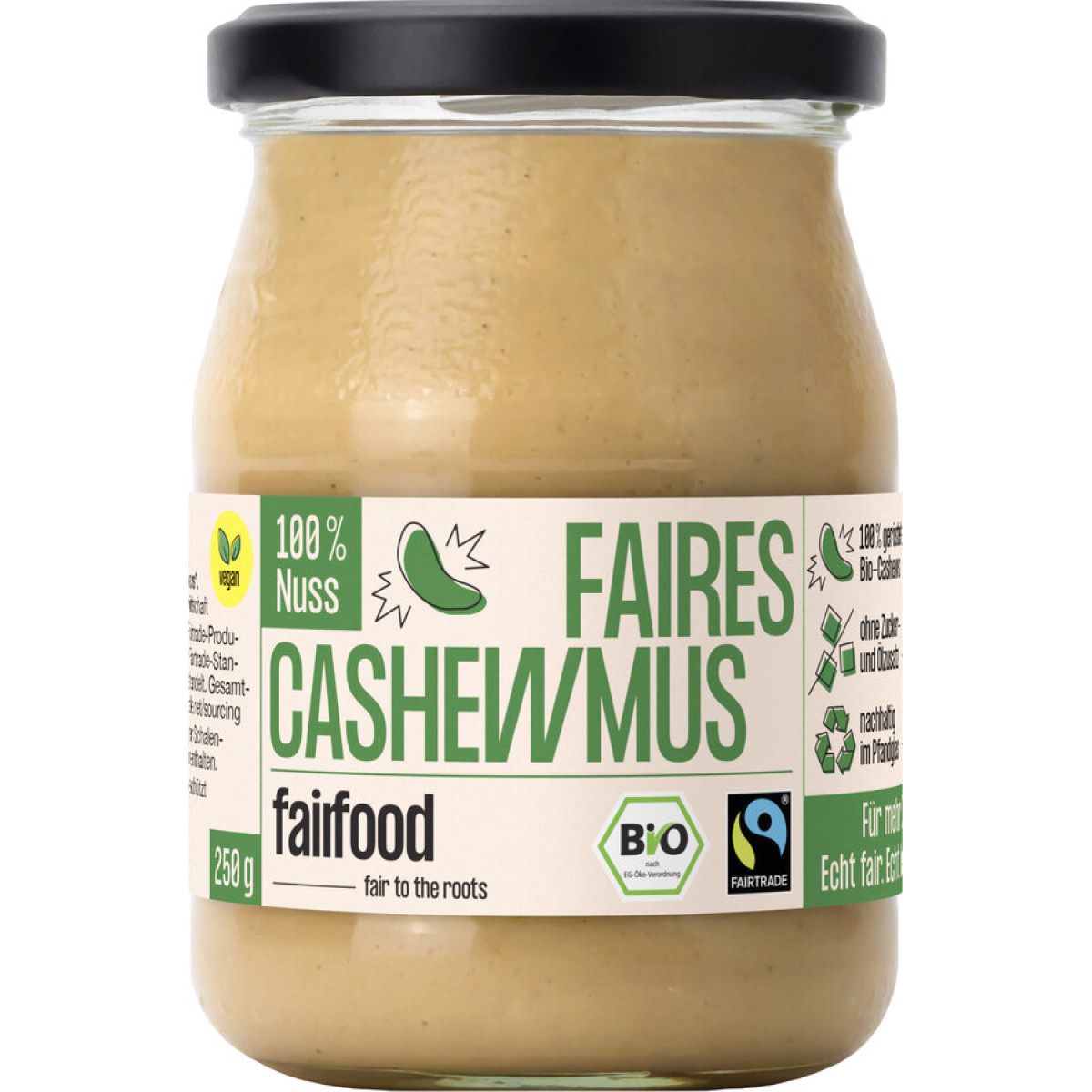 Cashewmus fairfood von fairfood | Bio, vegan, laktosefrei...