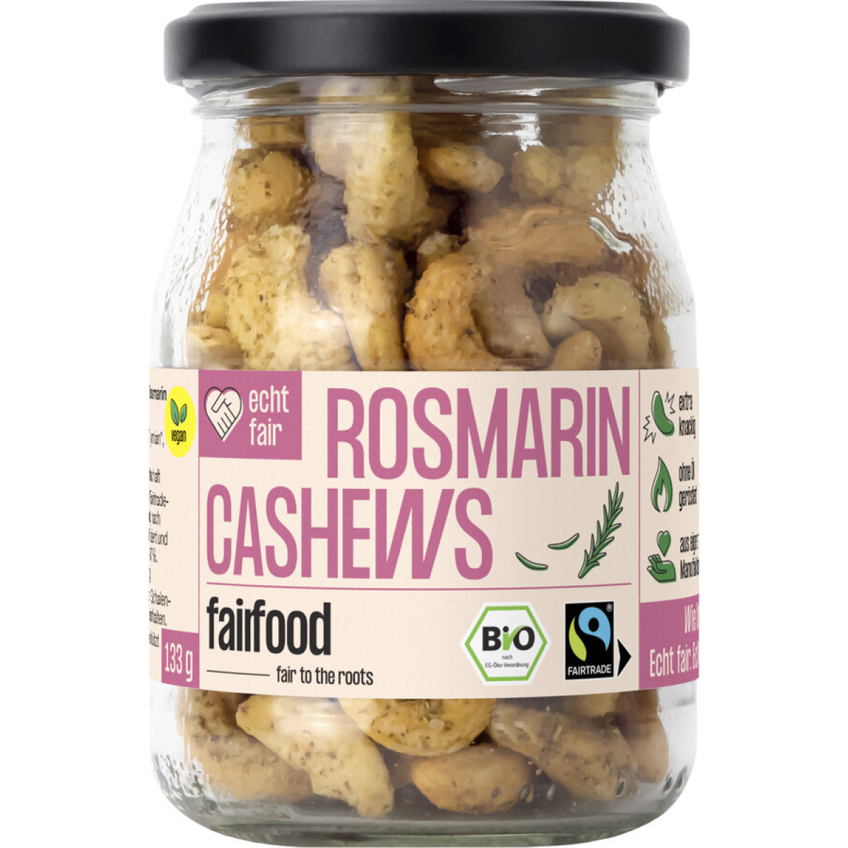 Cashewkerne Rosmarin&Thymian fairfo von fairfood | Bio, v...