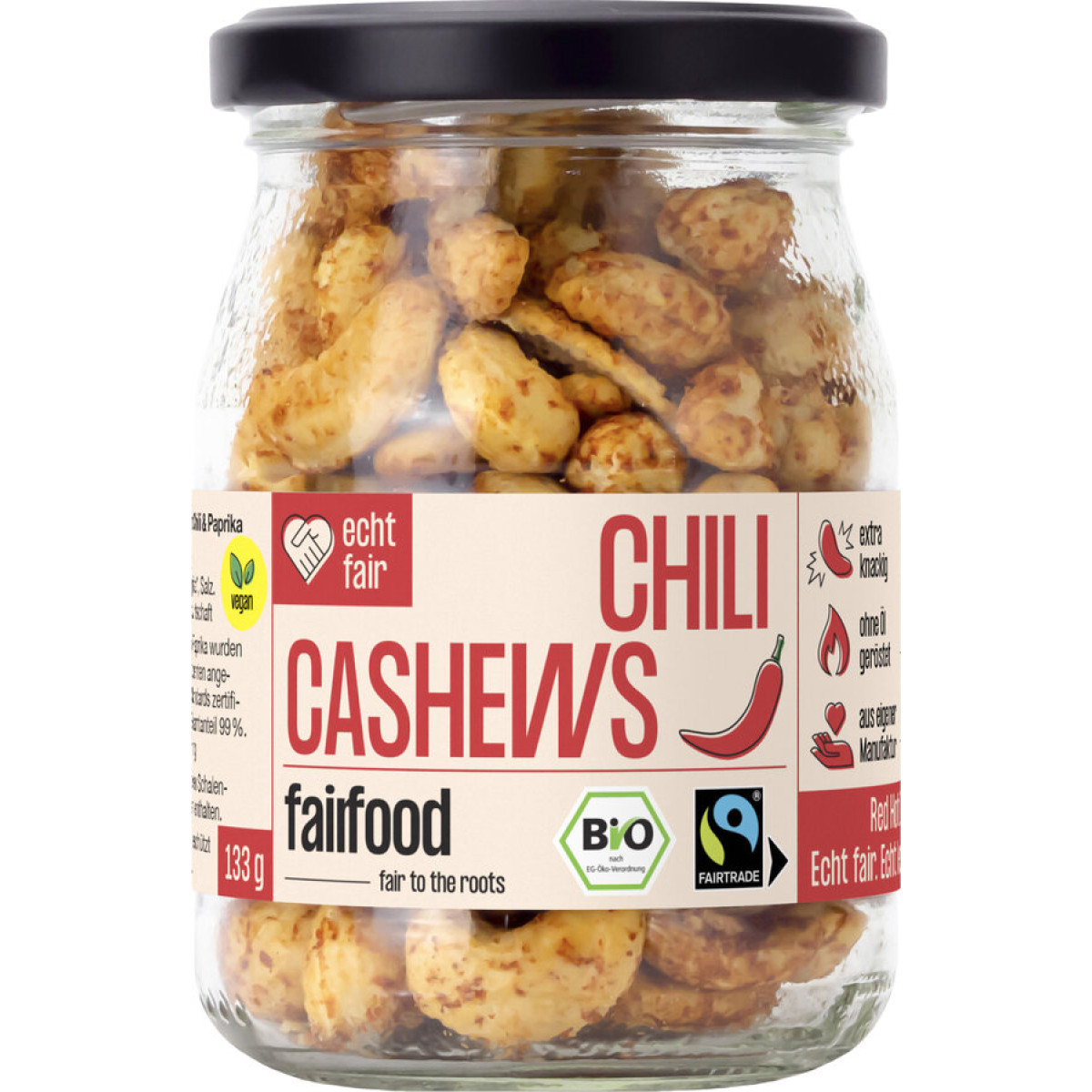 Cashewkerne Chili&Paprika fairfood von fairfood | Bio, ve...