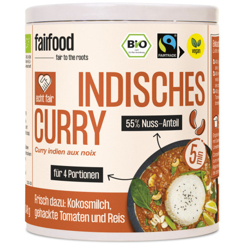 Nuss Curry Papierdose Fairfood von fairfood | Bio, vegan...