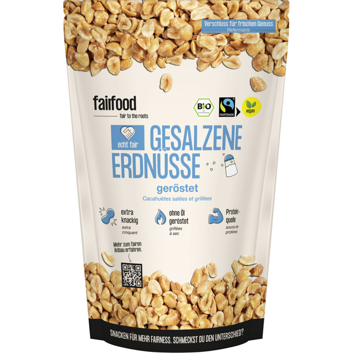 Erdnüsse geröstet&gesalzen Fairfood von fairfood | Bio, v...