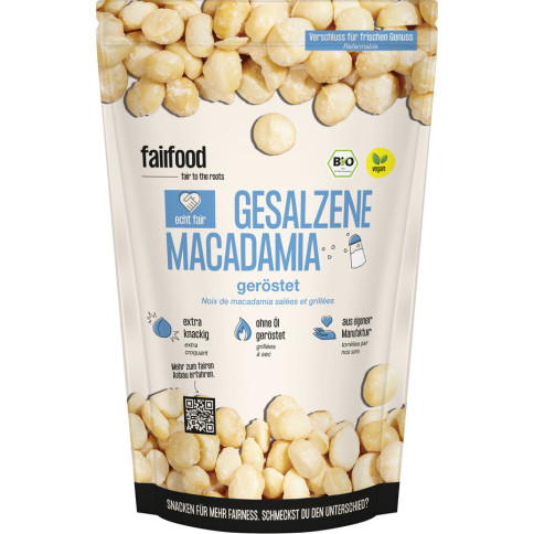 Macadamia geröst.&gesalzen Fairfood von fairfood | Bio, v...