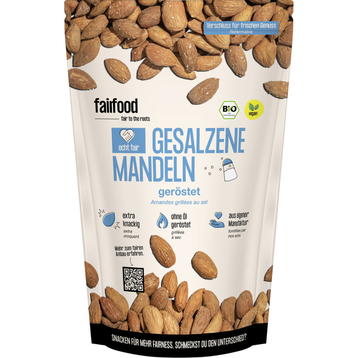 Mandeln Geröstet&Gesalzen Fairfood von fairfood | Bio, ve...