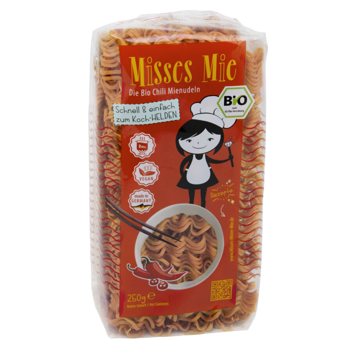 Chili Mie Nudeln Misses Mie von Misses & Mister Mie | Bio...