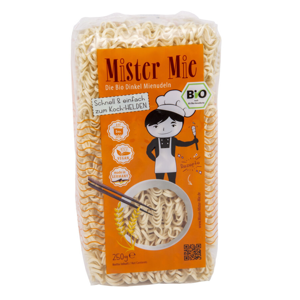 Dinkel Mie Nudeln Mister Mie von Misses & Mister Mie | Bi...