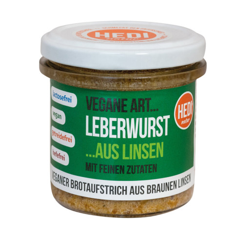 Leberwurst Vegane Art HEDI von HEDI | Bio, vegan, laktose...