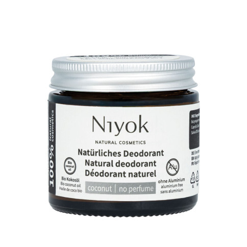 Deocreme Kokos ohne Parfüm Niyok von Niyok | Bio, vegan...