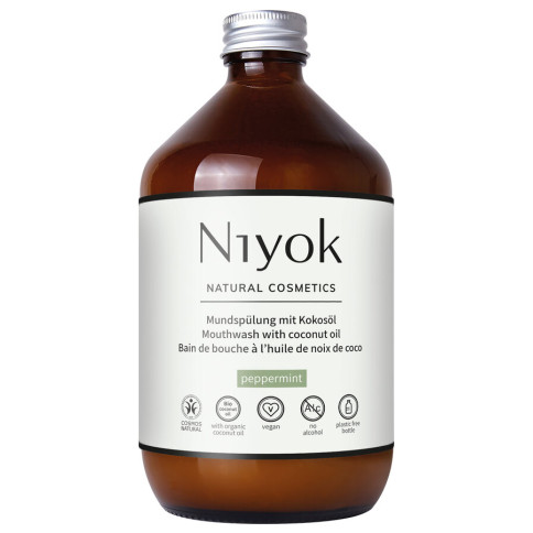 Mundspülung Pfefferminze Niyok von Niyok | Bio, vegan | Z...