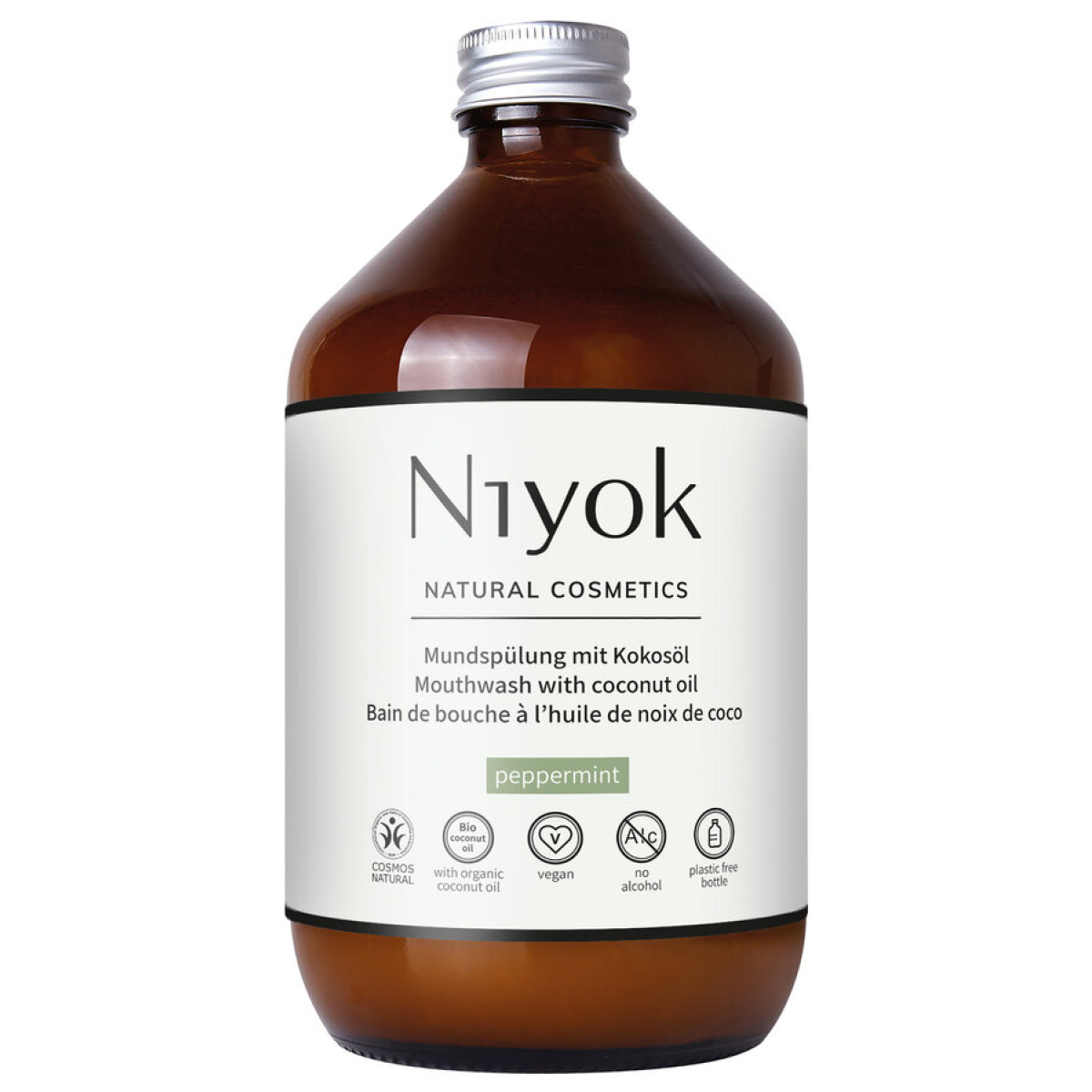 Mundspülung Pfefferminze Niyok von Niyok | Bio, vegan | Z...