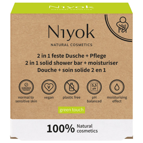 GreenTouch 2in1 feste Dusche&Pflege von Niyok | Bio, vega...