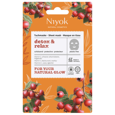 Schützende Tuchmaske Niyok von Niyok | Bio, vegan | Tages...