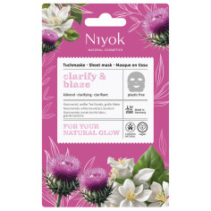 Klärende Tuchmaske Niyok von Niyok | Bio, vegan | Tagescr...