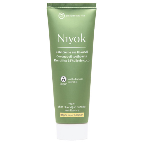 Zahncreme Pfefferminze & Zitrone von Niyok | Bio, vegan...