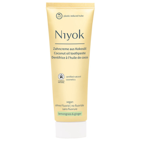 Zahncreme Zitronengras & Ingwer von Niyok | Bio, vegan...