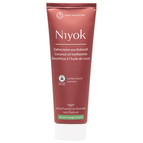 Zahncreme Blutorange & Basilikum von Niyok | Bio, vegan...