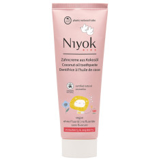 Zahncreme Kinder Erdbeere&Himbeere von Niyok | Bio, vegan...