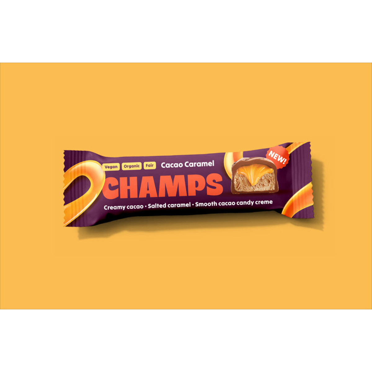 Riegel Kakao Karamell CHAMPS von Champs | Bio, vegan, glu...