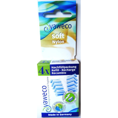 Nachfüllp. 4 Köpfe soft Yaweco von Yaweco | Zahnpasta kau...