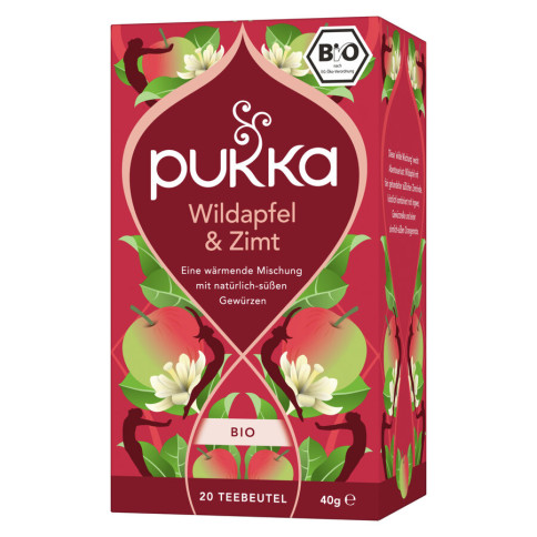 Wildapfel & Zimt Tee Pukka von Pukka | Bio, laktosefrei...