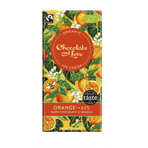 Orange 65%Kakao Dark Chocolate&Love von Chocolate and Lov...