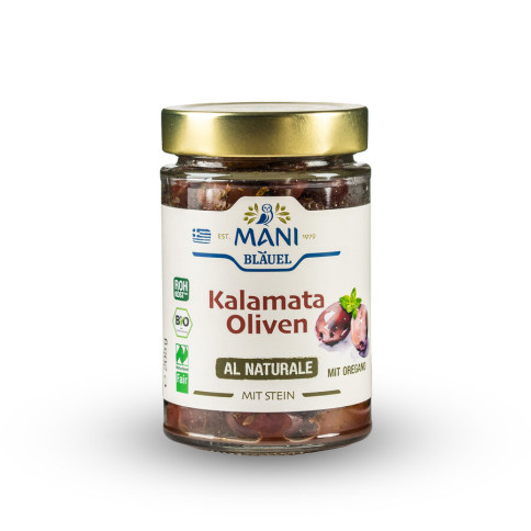Kalamata Oliven al Naturale Mani von Mani | Bio, vegan...