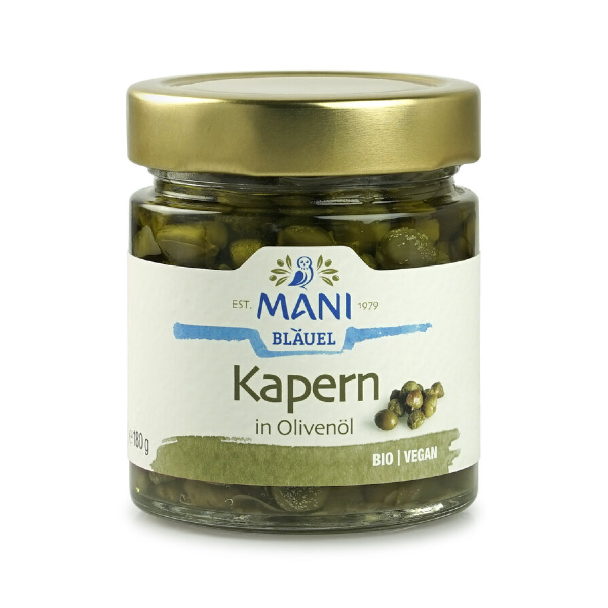 Kapern in Olivenöl Mani von Mani | Bio, vegan | Antipasti...