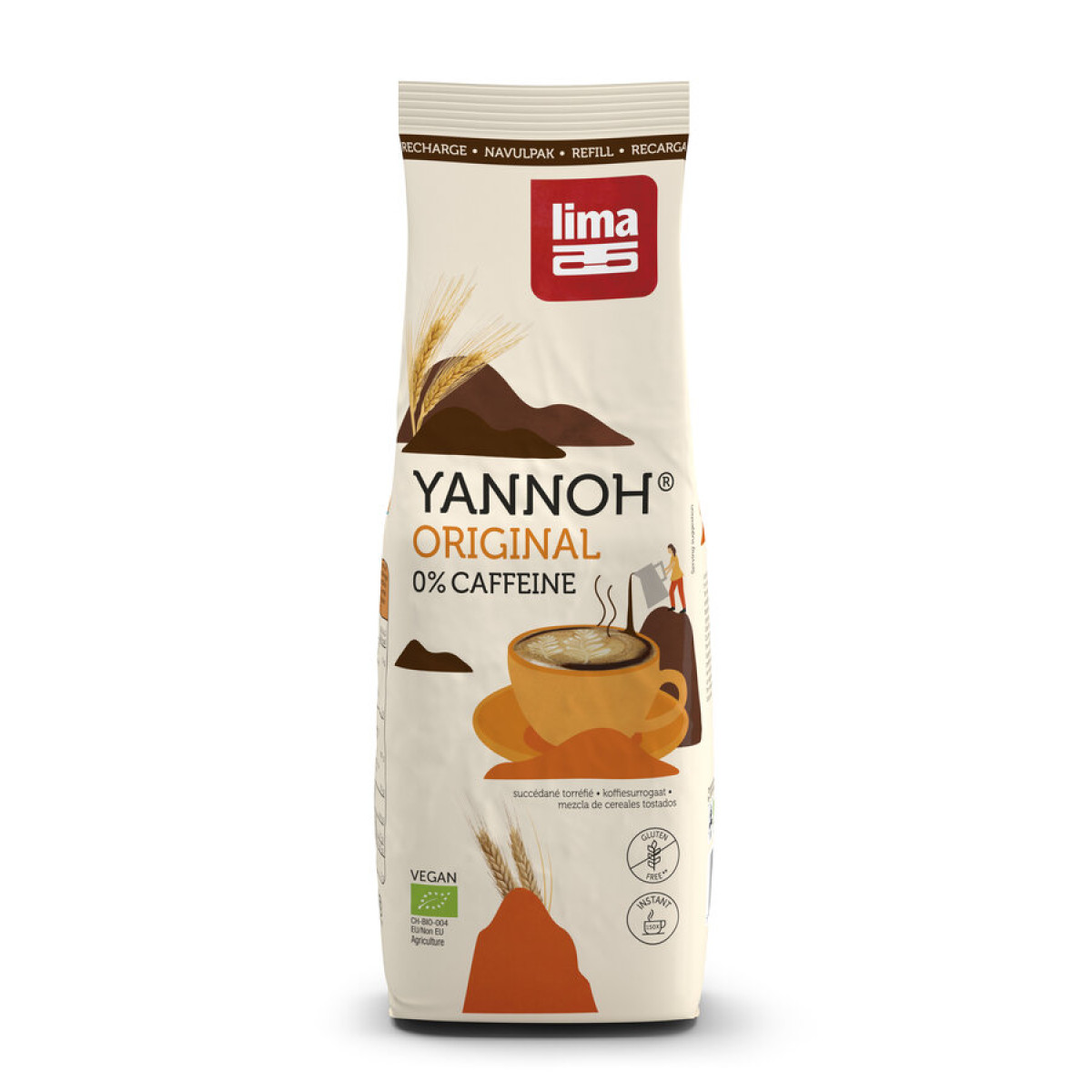 Yannoh Instant(Nachfüllbeutel) Kaff von Lima | Bio, vegan...