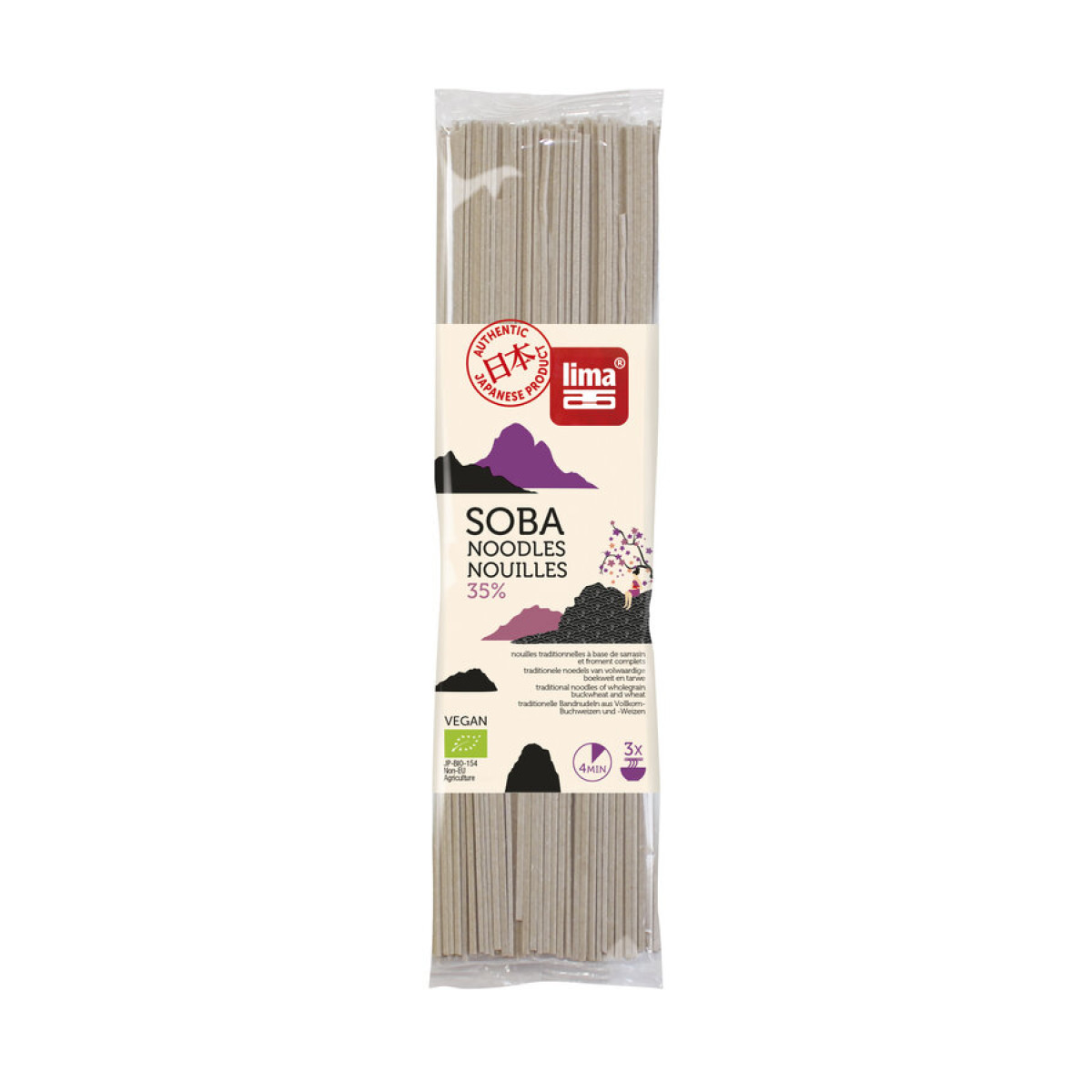 Nudeln Soba (Weizen-Buchweizen) von Lima | Bio, vegan, la...