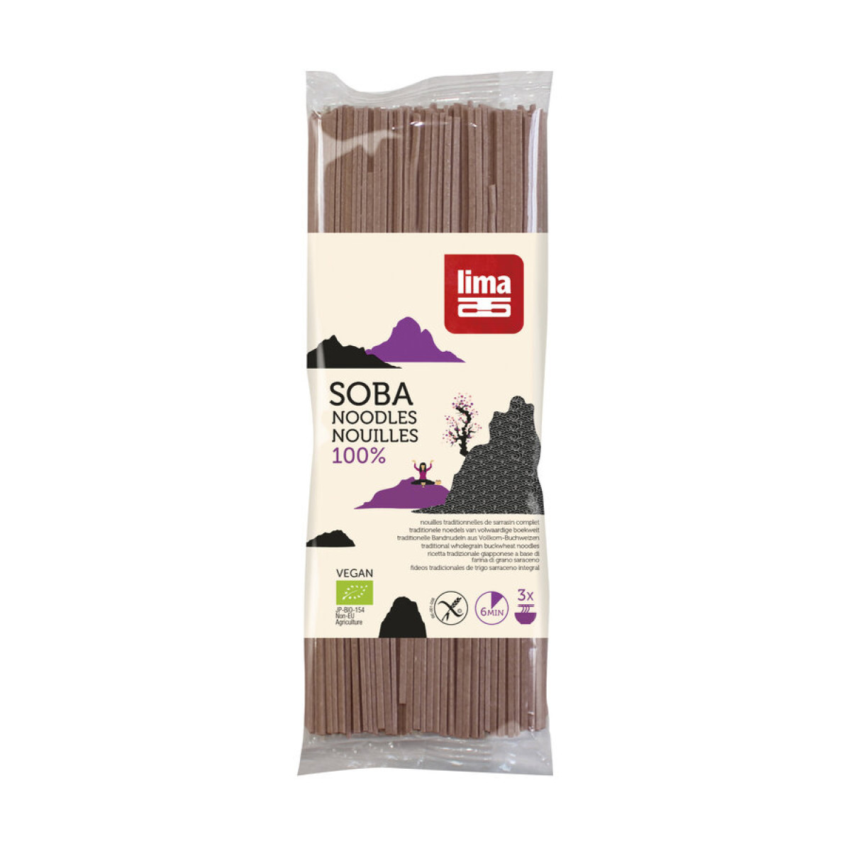 Nudeln Soba (Buchweizen) von Lima | Bio, vegan, laktosefr...