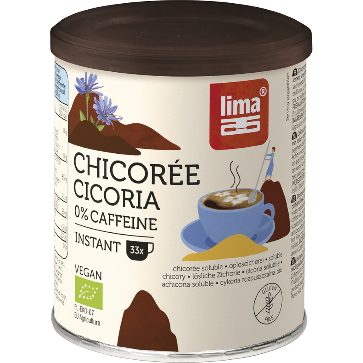Zichorie Instant, löslich von Lima | Bio, vegan, laktosef...