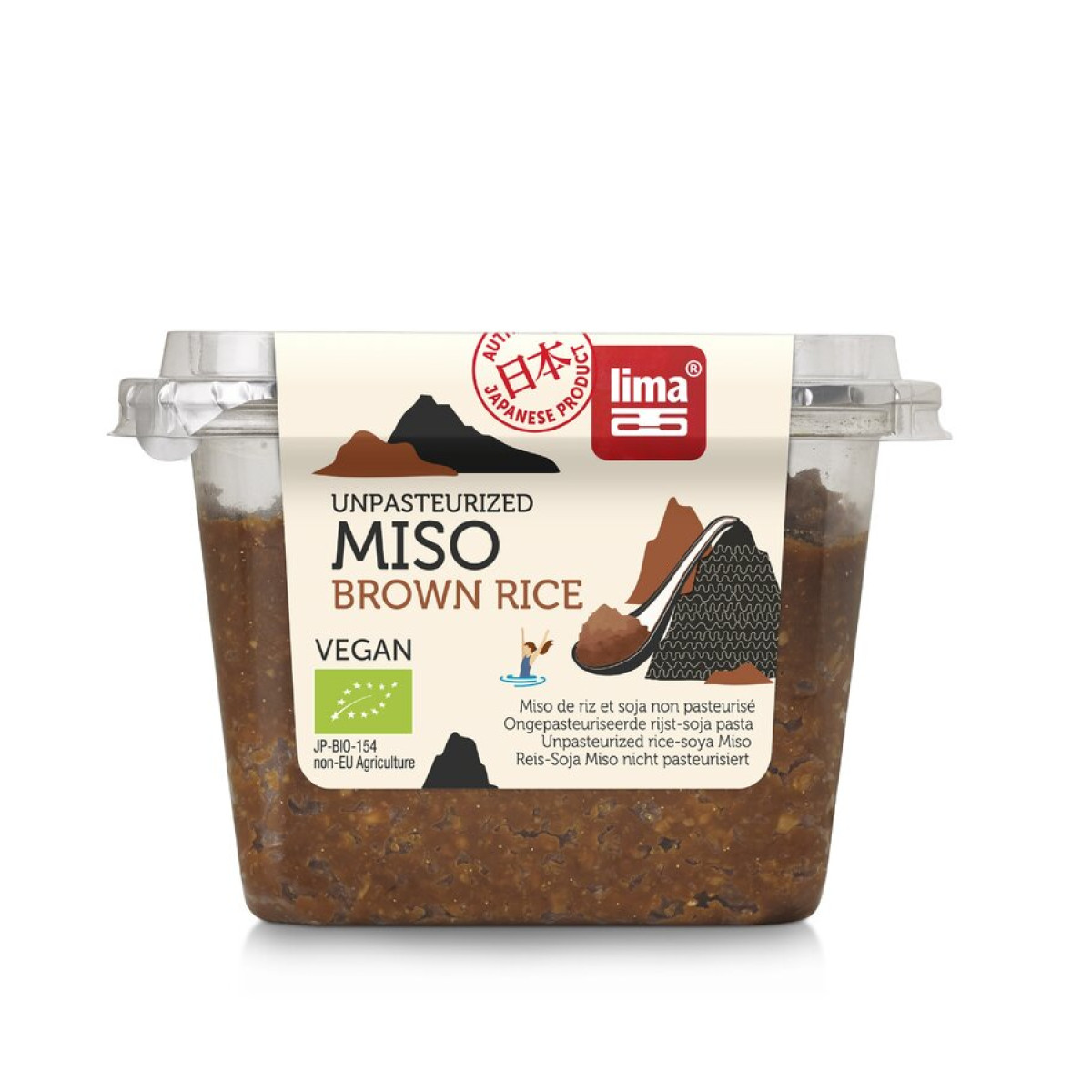 Braun Reis Miso nicht pasteurisiert von Lima | Bio, vegan...