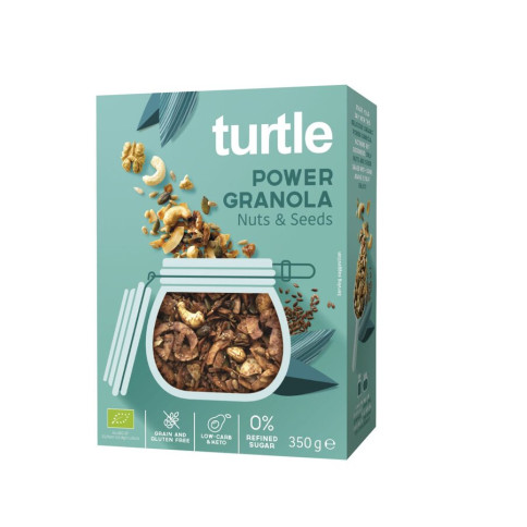 POWER Granola Nüsse & Saaten Turtle von Turtle | Bio, veg...